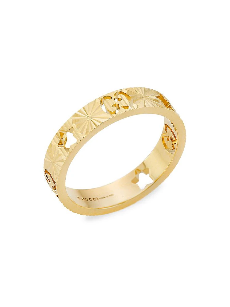 Icon 18K Yellow Gold Star Ring