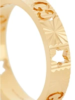 Icon 18K Yellow Gold Star Ring