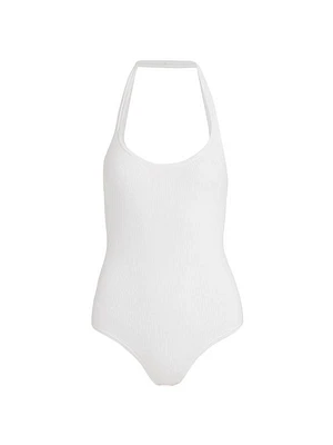 Stretch Jersey Halter Bodysuit