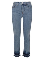 Ankle Straight-Leg Jeans