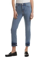 Ankle Straight-Leg Jeans