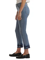 Ankle Straight-Leg Jeans