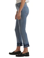 Ankle Straight-Leg Jeans