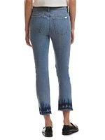 Ankle Straight-Leg Jeans