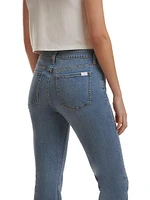 Ankle Straight-Leg Jeans