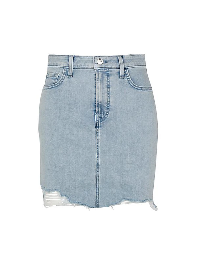 Denim Pencil Skirt