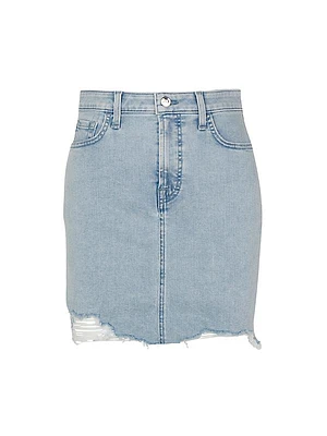 Denim Pencil Skirt