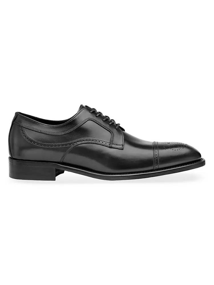 J&M Collection Ellsworth Leather Lace-Up Oxfords