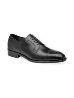 J&M Collection Ellsworth Leather Lace-Up Oxfords