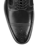 J&M Collection Ellsworth Leather Lace-Up Oxfords