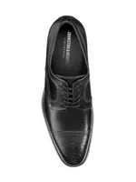 J&M Collection Ellsworth Leather Lace-Up Oxfords