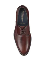 J&M Collection Flynch Leather Lace-Up Oxfords