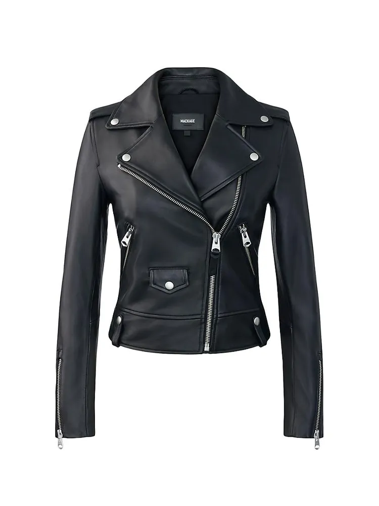 Baya Lambskin Biker Jacket