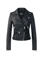 Baya Lambskin Biker Jacket