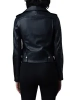 Baya Lambskin Biker Jacket