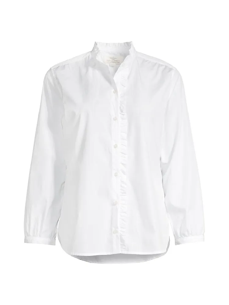 Henea Ruffled Cotton Shirt