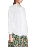 Henea Ruffled Cotton Shirt