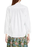 Henea Ruffled Cotton Shirt