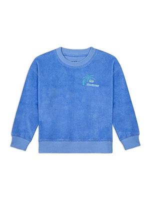 Little Boy's & Boy's Club Vacances Velour Sweatshirt