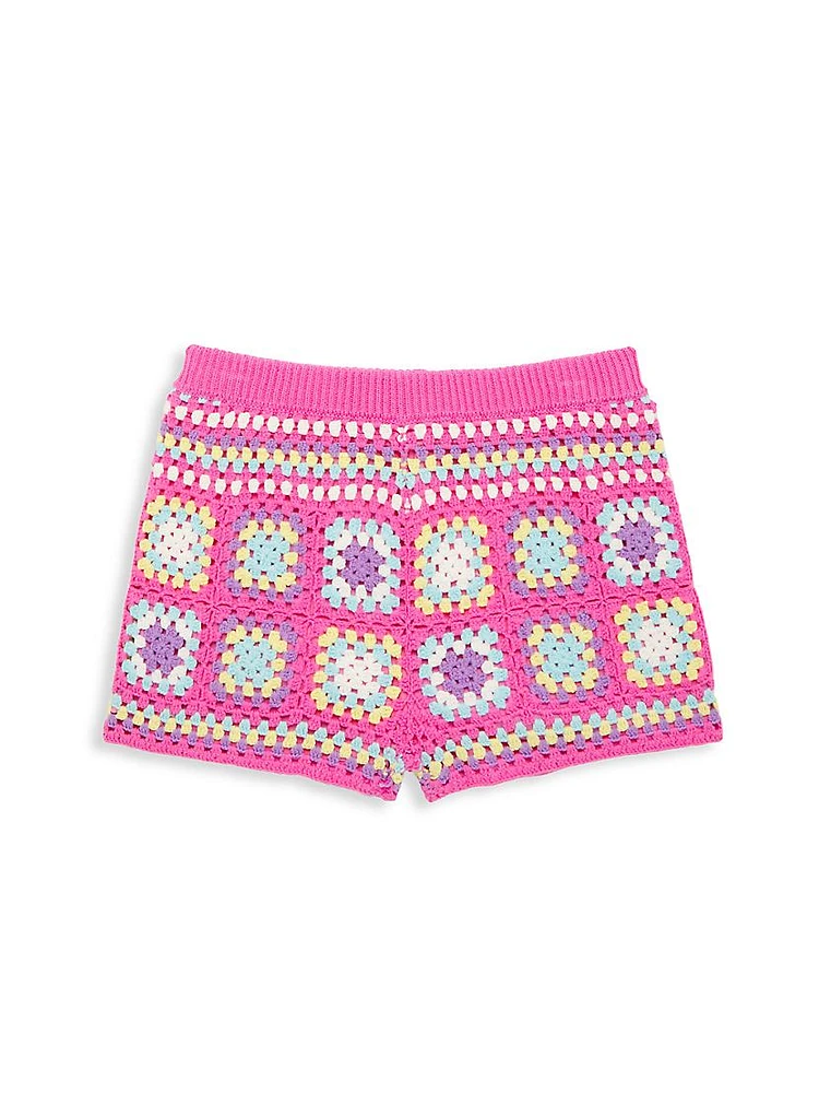 Little Girl's & Crochet Shorts