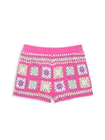 Little Girl's & Crochet Shorts