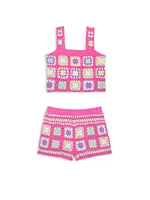 Little Girl's & Crochet Shorts