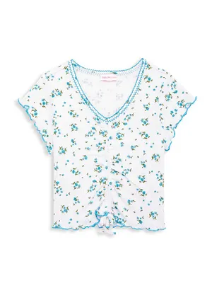 Girl's Floral Top