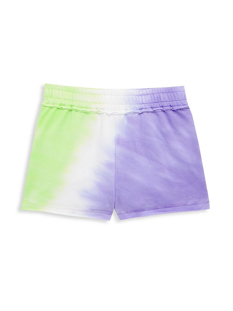 Little Girl's & Tie-Dye Shorts