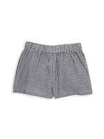 Little Girl's Pull-On Gingham Shorts