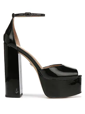 Kori 110MM Faux Patent Leather Platform Sandals