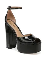 Kori 110MM Faux Patent Leather Platform Sandals