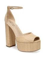 Kori 110MM Raffia Platform Sandals