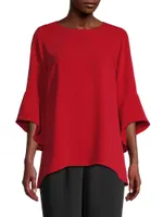 Oversized Julia Crepe Tunic