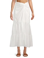 Valentina Cotton Maxi Skirt