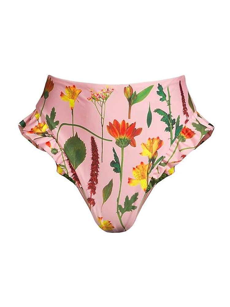 High-Waisted Floral Bikini Bottom