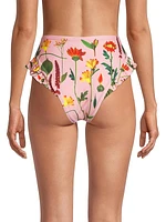 High-Waisted Floral Bikini Bottom