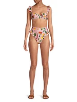 High-Waisted Floral Bikini Bottom