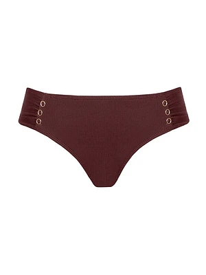 Amy Ruched Hipster Bikini Bottoms