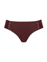 Amy Ruched Hipster Bikini Bottoms