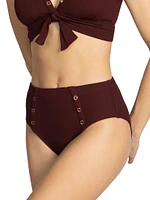 Amy Ruched Hipster Bikini Bottoms