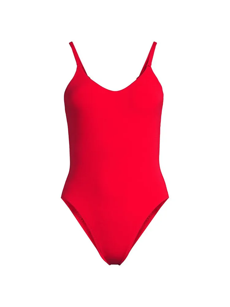 Ava Scoop-Back One-Piece Swimsuit