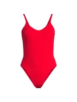 Ava Scoop-Back One-Piece Swimsuit