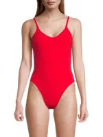 Ava Scoop-Back One-Piece Swimsuit