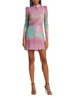 Saydee Metallic Gradient Minidress