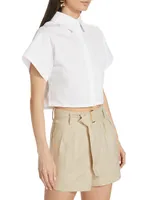 Leonora Cotton Crop Top