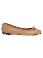 Elme Leather Ballerina Flats