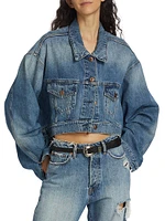 Gina Cropped Jean Jacket