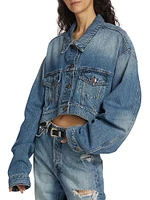 Gina Cropped Jean Jacket