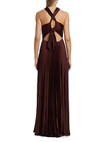 Athena Pleated Gown