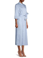 Belted Cotton Shirtdress